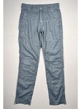 Prana Men's Chambray-Style Blue Chinos